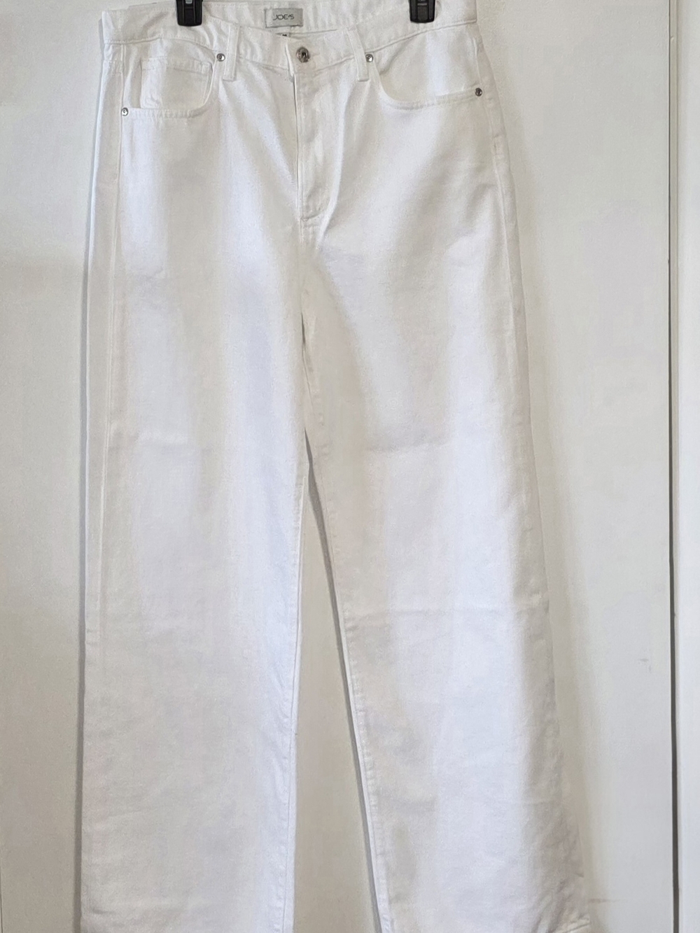 Joe's Jeans "The Rtan" White Wide Leg Pants
